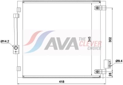 кондензатор, климатизация AVA Clever Choice TE5006D
