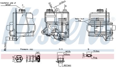 AUSGLEICHSBEHäLTER KüHLMITTEL NISSENS 996478 5