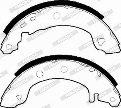 SET SABOTI FRANA FERODO FSB401 3