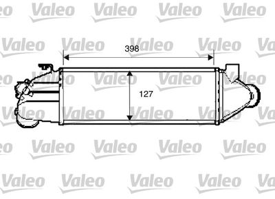 VALEO 817891 Інтеркулер для FORD (Форд)