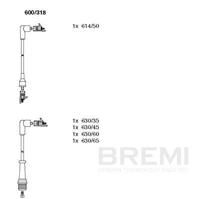 SET CABLAJ APRINDER BREMI 600318