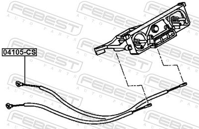 CABLU CLAPETA REGLARE INCALZIRE FEBEST 04105CS 1