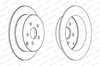 DISC FRANA FERODO DDF1485 1