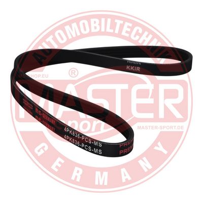 Ozubený klinový remeň MASTER-SPORT GERMANY 4PK836-PCS-MS