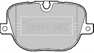 BORG & BECK BBP2215 Тормозные колодки и сигнализаторы  для LAND ROVER RANGE ROVER III (L322) 4.4 D 4x4
