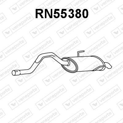 VENEPORTE RN55380 Глушитель выхлопных газов  для RENAULT ESPACE III (JE0_) 3.0 V6 24V (JE0G, JE0R)