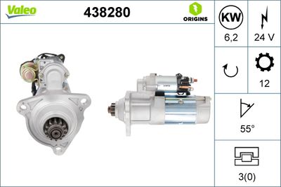 Startmotor VALEO 438280