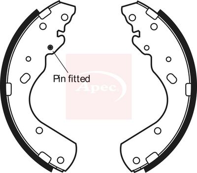 APEC Brake Shoe Set SHU630