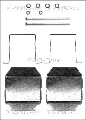 Комплектующие, колодки дискового тормоза TRISCAN 8105 381611 для CITROËN CX