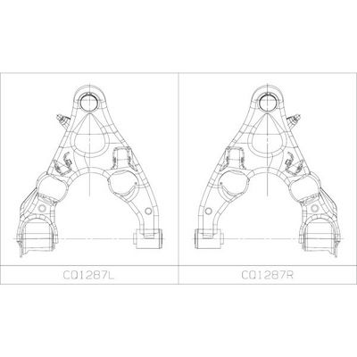 носач, окачване на колелата CTR CQ1287R