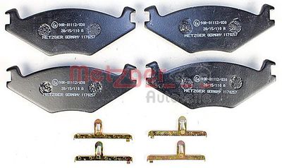 SET PLACUTE FRANA FRANA DISC METZGER AUTOTEILE 1170257 1