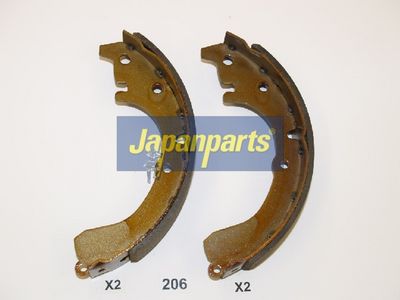 JAPANPARTS Stabdžių trinkelių komplektas