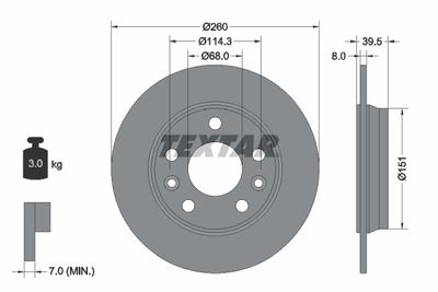 Brake Disc 92327203