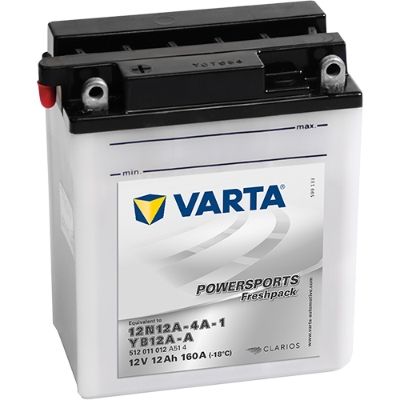 Стартерная аккумуляторная батарея VARTA 512011012A514 для HONDA VF