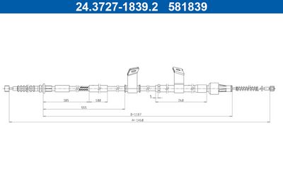 CABLU FRANA DE PARCARE