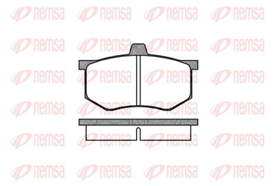Комплект тормозных колодок, дисковый тормоз REMSA 0043.00 для SEAT 127