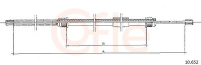 CABLU FRANA DE PARCARE