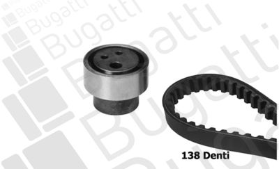 Комплект ремня ГРМ BUGATTI BKCD0105 для LANCIA PRISMA