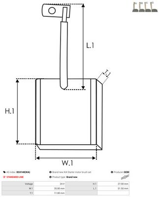 PERIE ELECTROMOTOR AS-PL BSX148IKA 1