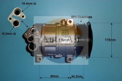 Compressor, air conditioning Auto Air Gloucester 14-7488P