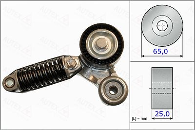 AUTEX 654999 Натяжитель ремня генератора для CITROËN C2