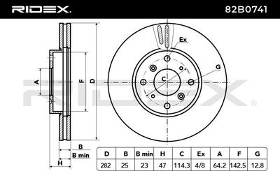 спирачен диск RIDEX