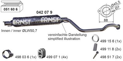 MITTELSCHALLDäMPFER ERNST 042079