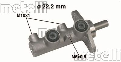 Главный тормозной цилиндр METELLI 05-0333 для HONDA CIVIC