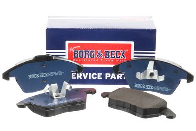 комплект спирачно феродо, дискови спирачки BORG & BECK BBP2383