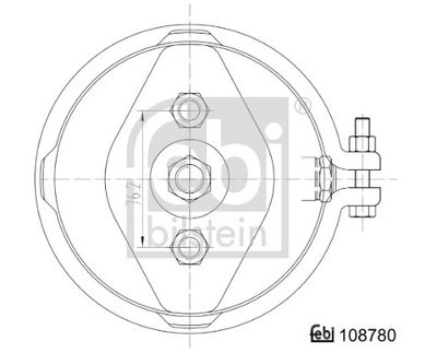 MEMBRANBREMSZYLINDER FEBI BILSTEIN 108780 1