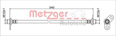 Тормозной шланг METZGER 4111744 для MITSUBISHI ECLIPSE	CROSS