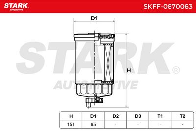 горивен филтър STARK SKFF-0870063