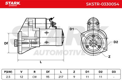 стартер STARK SKSTR-0330054