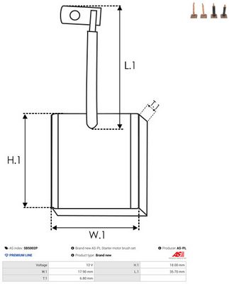 PERIE ELECTROMOTOR AS-PL SB5002P 1