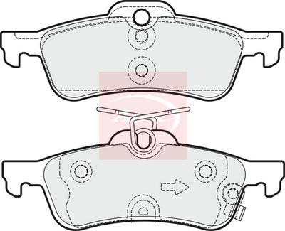 APEC Brake Pad Set, disc brake PAD1966