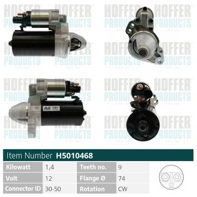 STARTER HOFFER H5010468