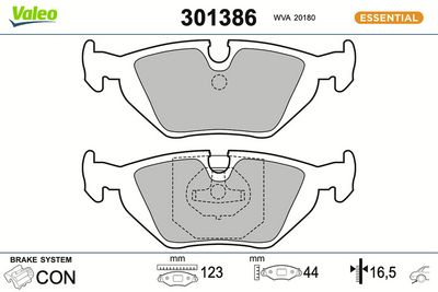 BREMSBELAGSATZ SCHEIBENBREMSE