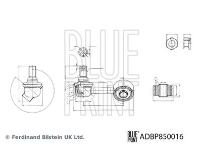 BLUE PRINT Stabilisatorstang (ADBP850016)