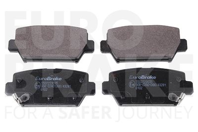 Комплект тормозных колодок, дисковый тормоз EUROBRAKE 5502223035 для MITSUBISHI ECLIPSE	CROSS