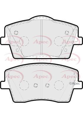 Brake Pad Set APEC PAD2249