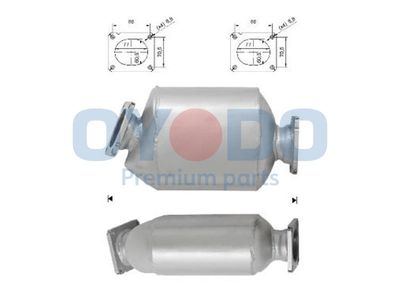Filtr sadzy / filtr cząstek stałych, układ wydechowy OYODO 18307798159