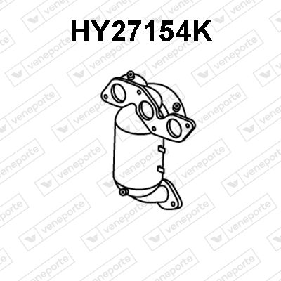Катализатор VENEPORTE HY27154K для HYUNDAI i10