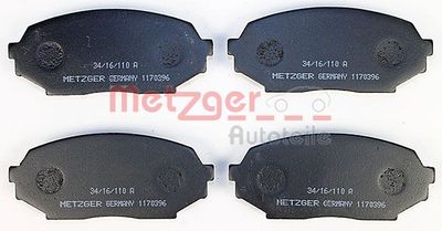 Brake Pad Set, disc brake 1170396