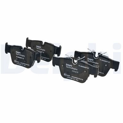 Remblokken set Achter ,
