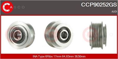 FULIE ALTERNATOR CASCO CCP90252GS