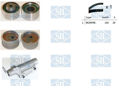 Комплект ремня ГРМ Saleri SIL TK1463 для MITSUBISHI SPACE