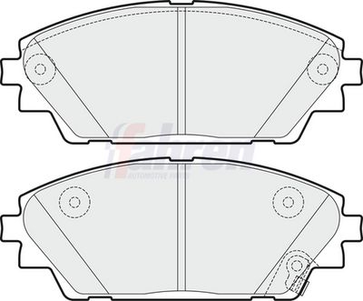 Fahren Brake Pad Set, disc brake FBP3747