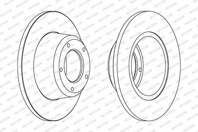 DISC FRANA FERODO DDF246 1