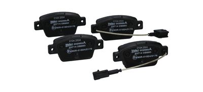 BREMSBELAGSATZ SCHEIBENBREMSE VALEO 302669A 25