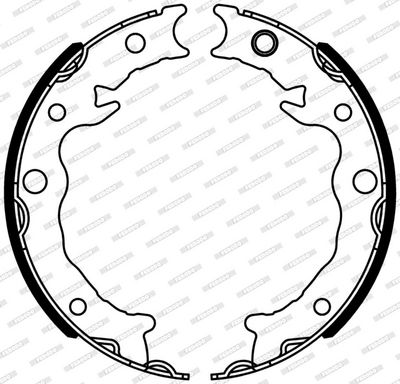 SET SABOTI FRANA FERODO FSB4320 1